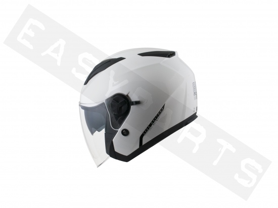 Helmet Demi Jet CGM 130A Daytona White (double visor)
